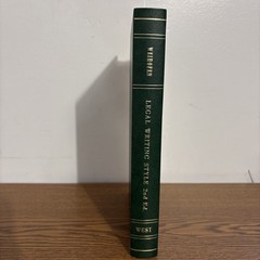 1981 Legal Writing Style 2nd Edition by Henry Weihofen West Publishing Co.