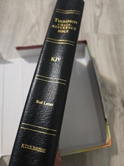 KJV Thompson Chain-Reference Bible Kirkbride Bonded Leather Red Letter Maps