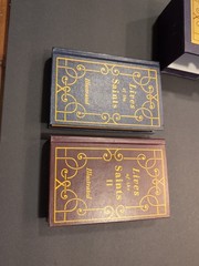 Lives of the Saints 2-Volume Set Illustrated Hardcover Catholic Book Publishing
