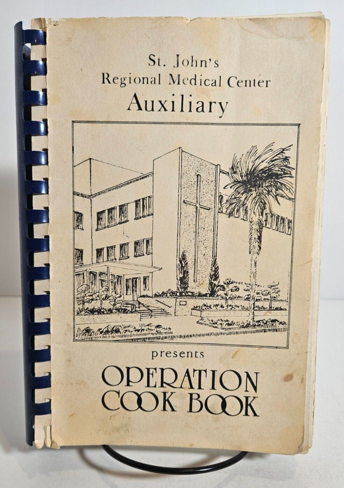 St. Johns Regional Medical Center Auxiliary Operation Cook Book, 1984
