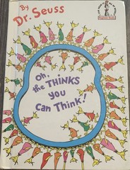 Oh, The Thinks You Can Think! By Dr. Seuss Grolier Book Club Edition GOOD Cond.!