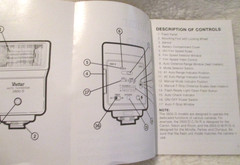 Vivitar 2600-D~Instruction Manual~9831~Vivitar Corp.~4 1/8″ x 2.75″