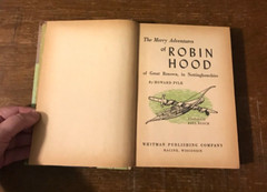 The Merry Adventures of Robin Hood by Howard Pyle Vintage Whitman Childrens 1955