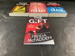 Lot of 4 Freida McFadden Paperback – Crash/Tenant/Do Not Disturb/Gift