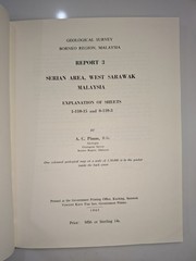 Serian Area West Sarawak Malaysia | A. C. Pimm 1965 | Geol Survey Report +3 Maps