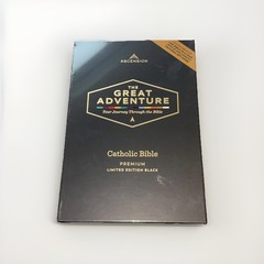 Great Adventure Catholic Bible, Limited Edition, Premium Goatskin Black Edition