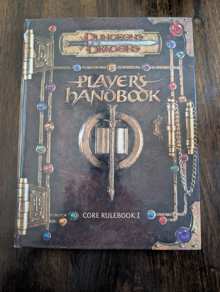 Dungeons and Dragons Player’s Handbook Core Rulebook 1 2nd Printing