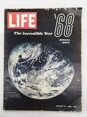 Life Magazine, January 10, 1969, Apollo 8 The Incredible Year Issue, 102 Pages