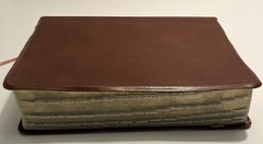 VTG NIV Study Bible Red Letter Zondervan 1985 Bonded Leather Meticulously Tabbed