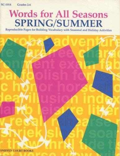 Words for all seasons: Spring/summer – Paperback, by Beech Linda – Very Good