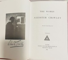 Collected Works of Aleister Crowley Hardcover, 3 Volume Set (with portraits)