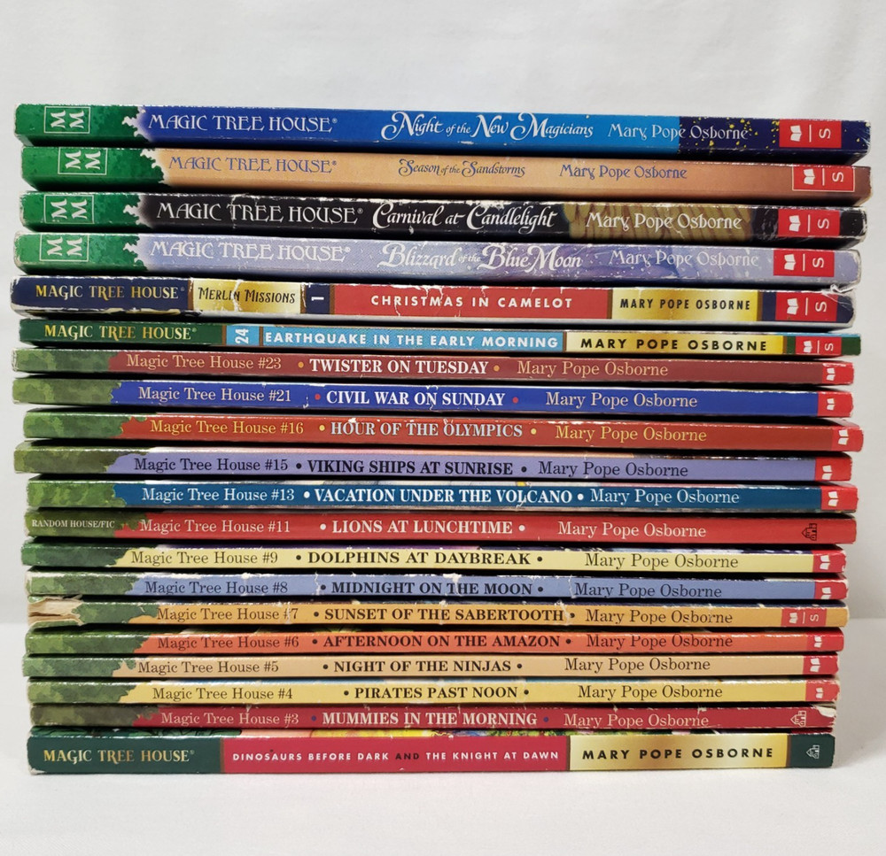 Magic Tree House Books Lot Of 20 Series Set Kids Chapter Merlin Missions Osborne