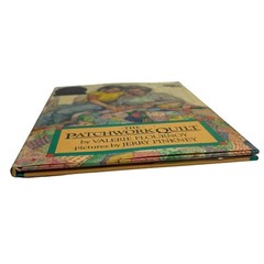 Vintage The Patchwork Quilt Valerie Flournoy Signed Hardcover Book GOOD
