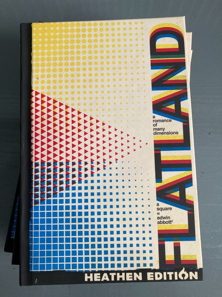 Flatland by Edwin Abbott Abbott (Heathen Edition) HC MISPRINTED MISFIT