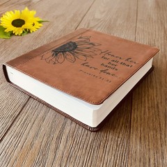 Custom Engraved ESV Journaling Study Bible, Baptism Gift for Men & Women
