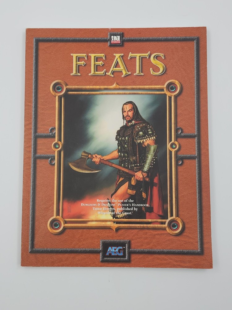 AEG D&D Feats Supplement AEG 8515 Dungeons & Dragons 2003 Ages 12-16 Years