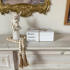 Decorative Books for Home Decor, White Faux Books for Decoration, Rustic Farmhou
