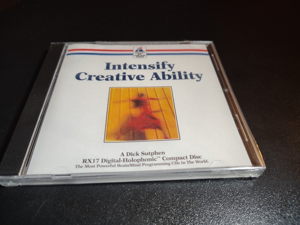 INCREASE CREATIVE ABILITY Self Hypnosis CD Dick Sutphen Guided Imagery intensify