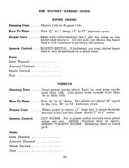 1944 The Victory Garden Guide 27 Page