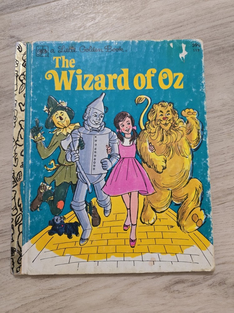 Little Golden Book #119 THE WIZARD OF OZ L. Frank Baum 1978 retold by Mary Carey