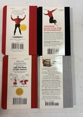 4 Gitomer books- „Little Red Book of Selling” „Sales Answers”, „Connections”