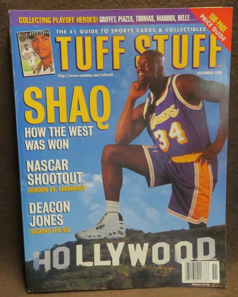 #1218 TUFF STUFF NOVEMBER 1996 SHAQUILLE ONEIL