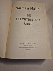 The Executioner’s Song by Norman Mailer Vintage TPB American Literature