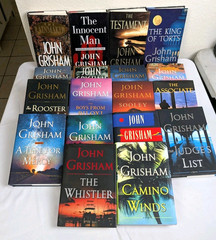 John Grisham Hardcover Mixed Lot (18) Some 1st Edition Thriller Crime