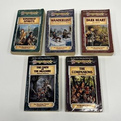 Dragonlance Saga The Meeting Sextet Volume 1 2 3 4 6 D&D Novel Book Lot