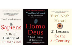Yuval Noah Harari 3 Book Set Collection: Sapiens, Homo Deus & 21 Lessons English