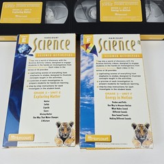 Complete VHS Set Of 6 Harcourt Science Grade 2 Activities Unit A – F Homeschool
