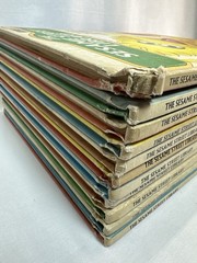 Vintage Sesame Street Library Books Lot 11 Volumes Funk Wagnalls CTW 1970s