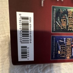 Jennifer Lynn Barnes The Final Gambit Inheritance Games Hardcover 2022 B&N Excl