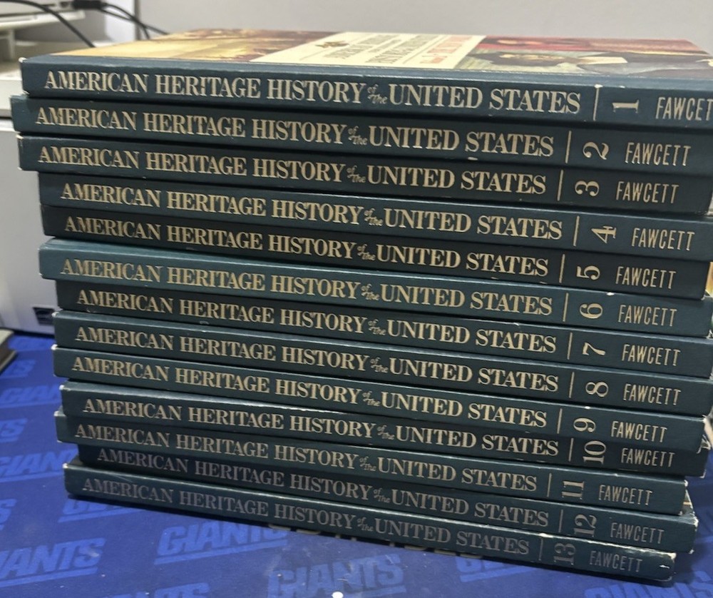 American Heritage History United States Vol 1-13 Hardcover Book Set Fawcett