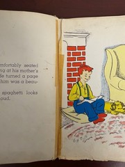 Vintage SPAGHETTI EDDIE 1957 Hardcover by Mary Jackson Ellis Ex-library copy