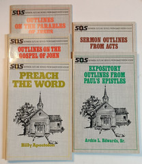Sermon Outline Series lot of 5 (Baker Book House, 1980-1983) PB