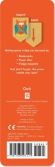 Owls i-Clip Magnetic Page Markers (Set of 8 Magnetic Bookmarks)