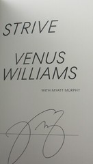 Strive 8 Steps to Find Your Awesome ✎ SIGNED ✎ Venus Williams Tennis 1st Ed NEW