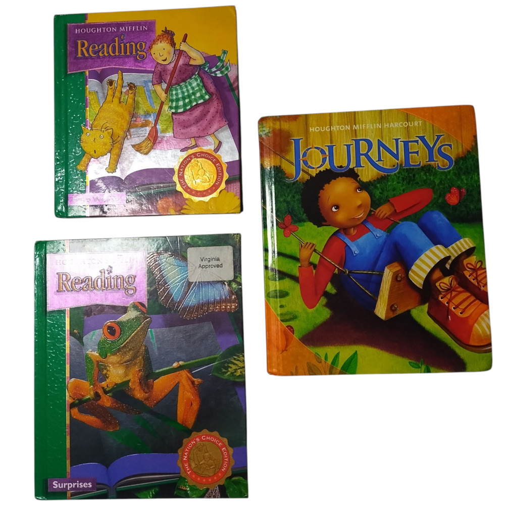 Houghton Mifflin Leveled Reading Levels 1.1 and 1.3 Journeys 2.1 Hardcover Texts