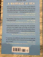 A Marriage at Sea : Hardcover : Sophie Elmhirst : Very Good