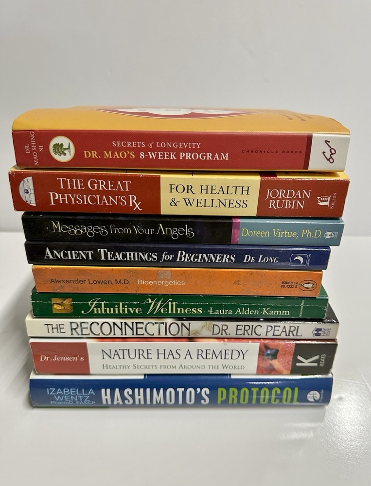 Health & Wellness Self-Help Spirituality Books Lot of 9 Mixed Titles