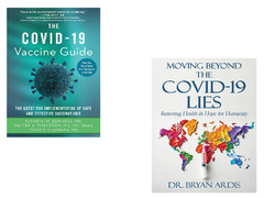 2 book Set The Covid-19 Vaccine Guide + the Covid-19 Lies Paperback Free shipp
