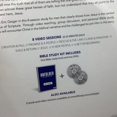Unfolded The Story of God Eric Geiger Lifeway Men’s Bible Study Kit Book & CD’s