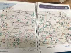 Pennsylvania PA ADVENTURE PLANNING BOOK No Writing Nature Study Hikes State Park