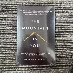 The Mountain is you by Brianna Wiest Paperback Book, Free Shipping US.