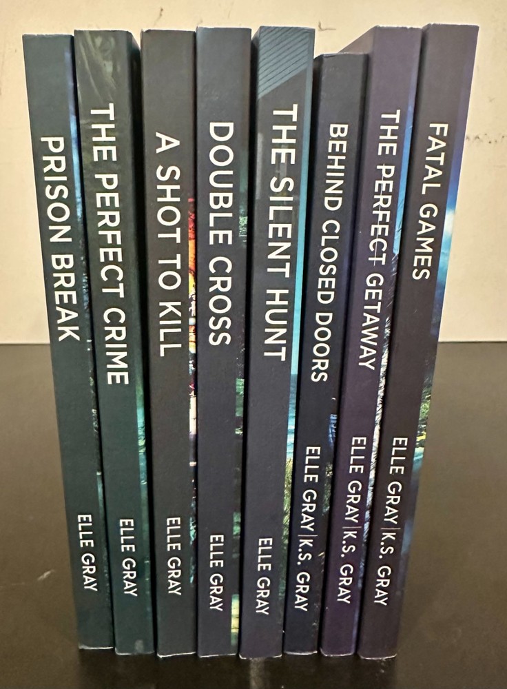Elle Gray FBI Mystery Thriller Lot of 8 Paperback Books (Various Titles)