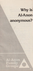 Why is Al-Anon anonymous? 1980 booklet from AFG, P-33, 12 pages