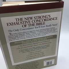 The New Strong’s Exhaustive Concordance of the Bible by James Strong 11.5×9”