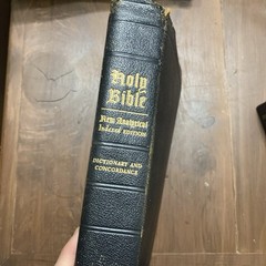 1950 KJV King James Dickson New Analytical Indexed Bible Genuine Morocco Leather