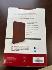 Super Giant Print Bible NKJV Imitation Leather Largest Print 16 point BRAND NEW!